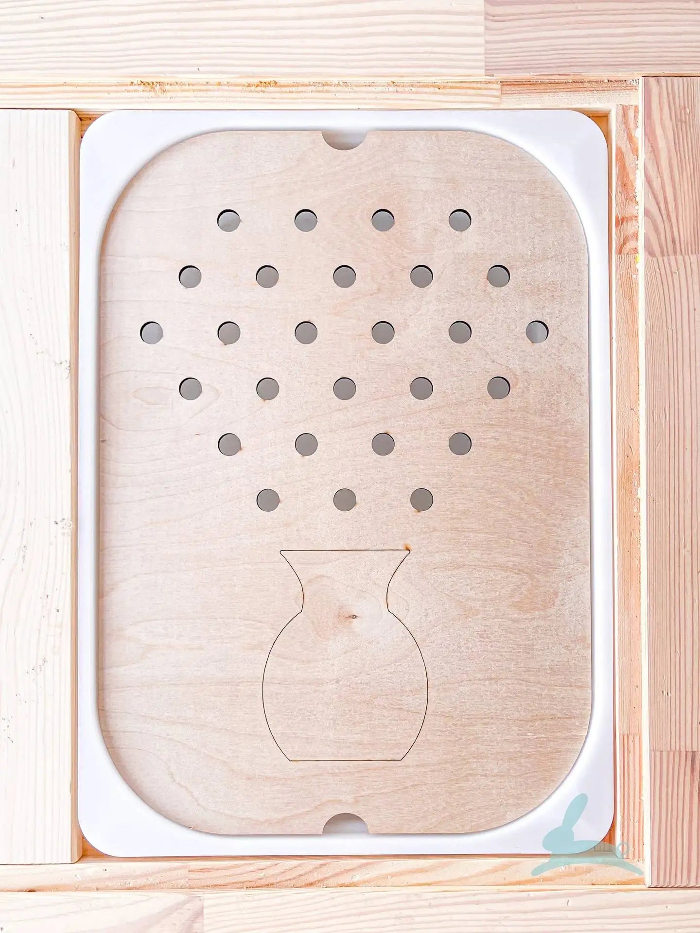 Puzzle Sensoriel Montessori en Bois - Apprentissage Amusant