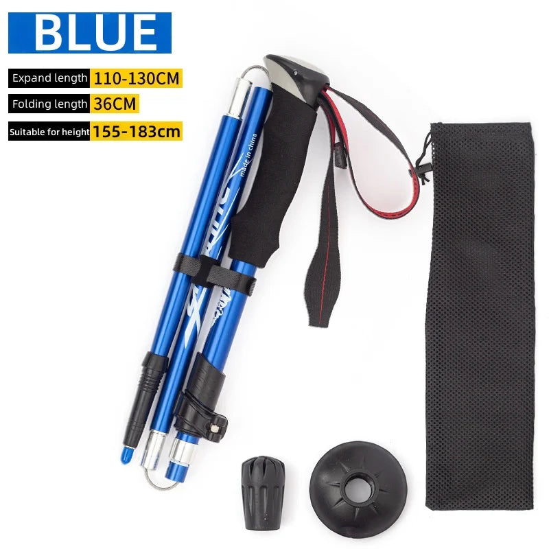 TrekCinq: Bâton de Randonnée Pliable et Léger