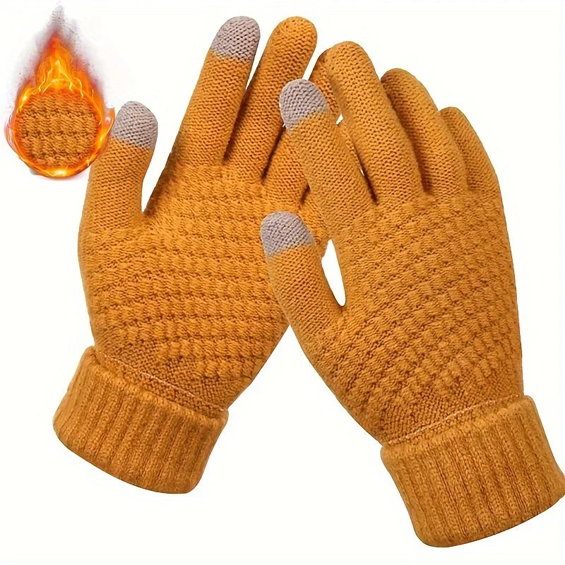 Gants Tricotés Hiver Touch & Confort
