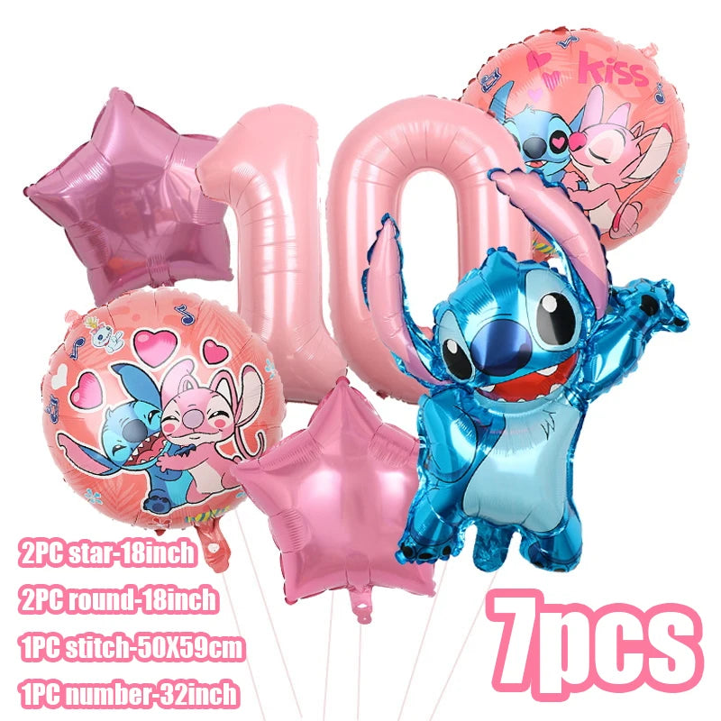 Disney Lilo & Stitch Pink Party Set
