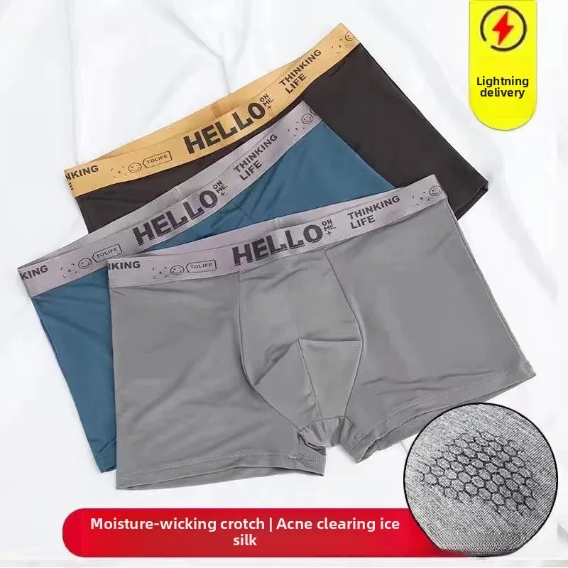 Boxer Soie Graphène - Confort Été Léger Unisexe