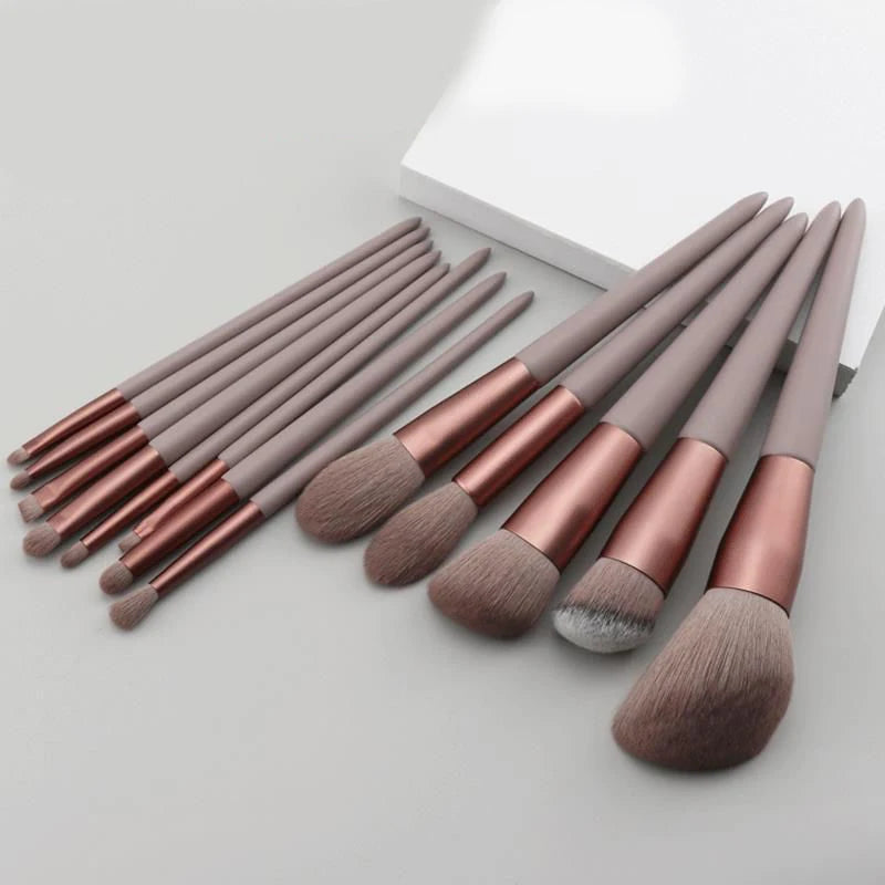 Élégance Maquillage 13 Pinceaux Doux