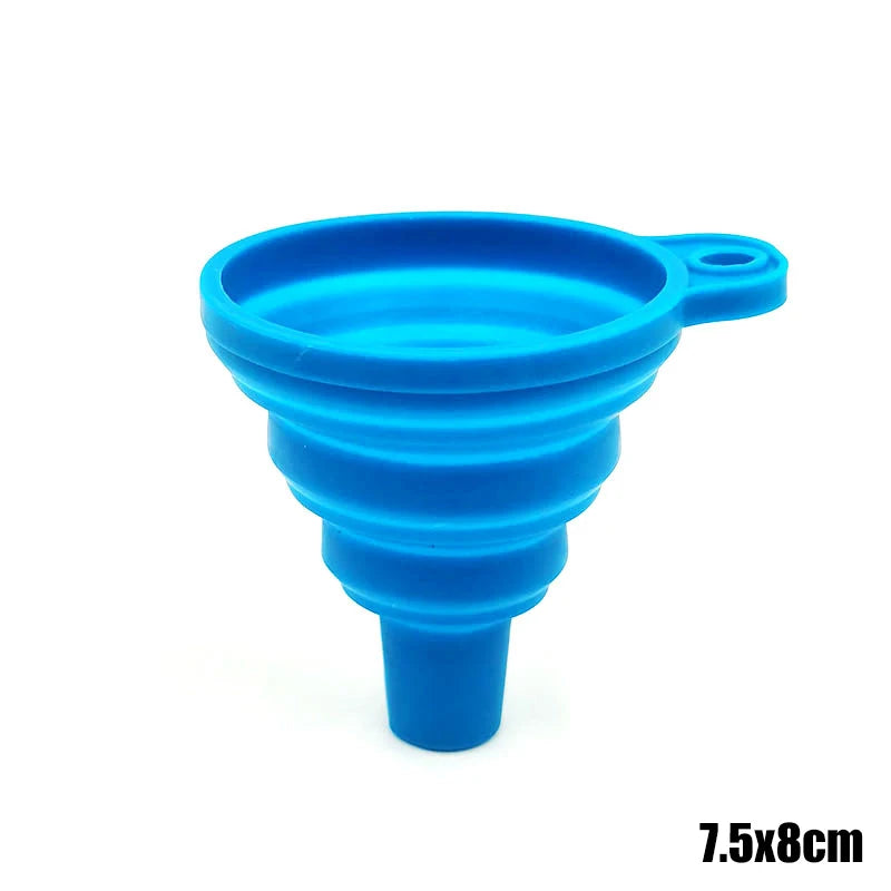 Entonnoir Silicone Pliable pour Moteur et Liquides Auto
