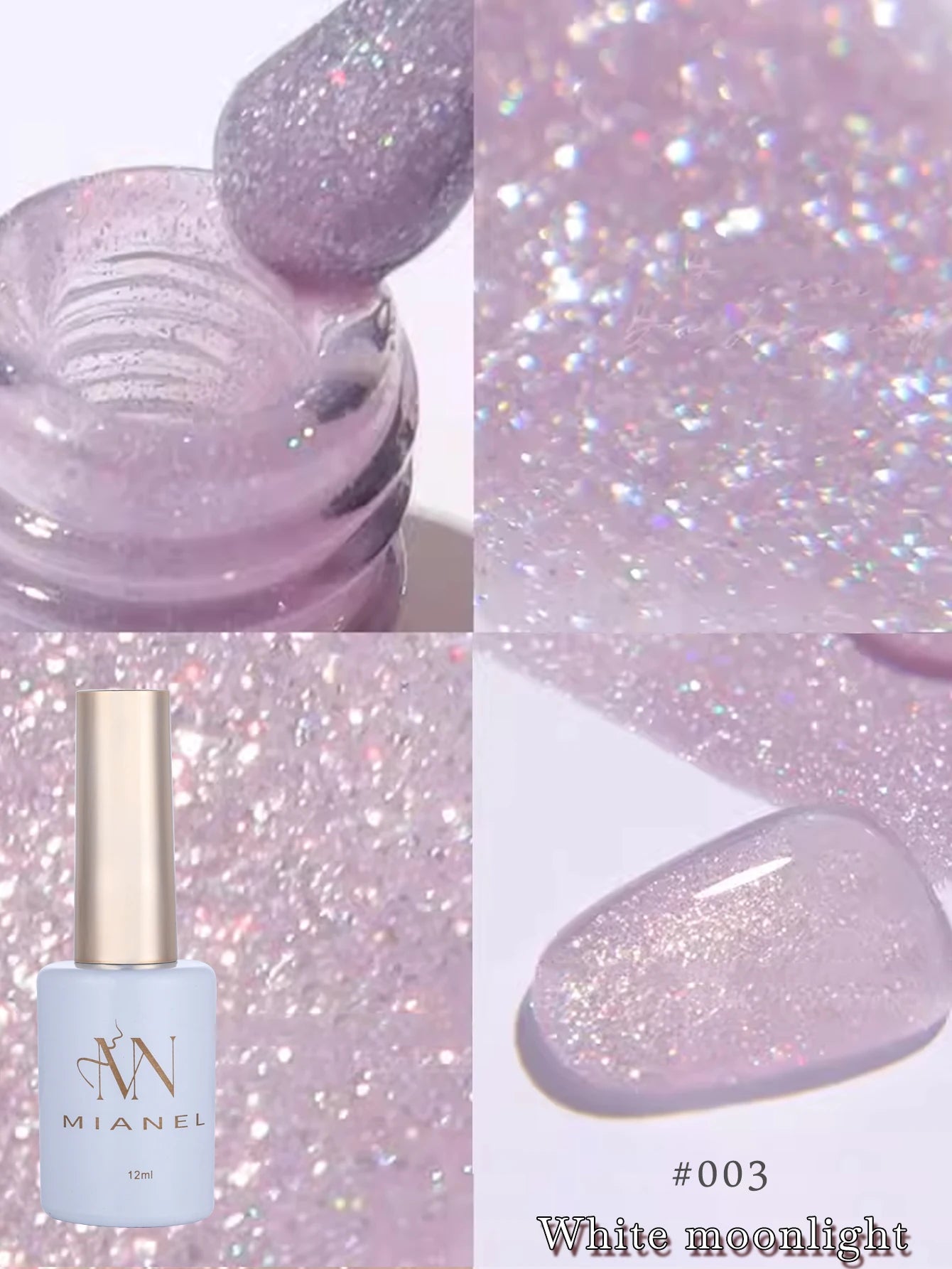 Gel Vernis Éclat Oolong 12 ml - MISS SHAKAN