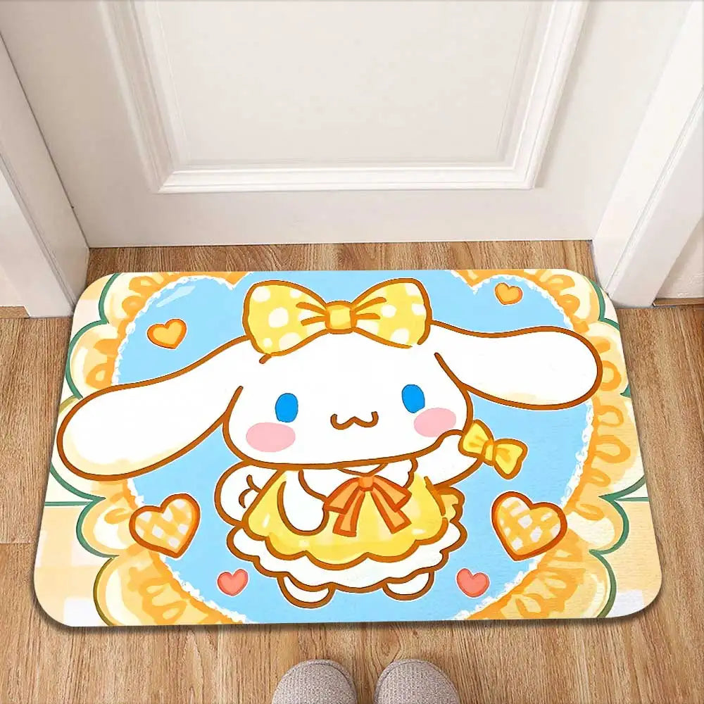 Sunburst Suede Mat: Anti-Slip & Eco-Friendly