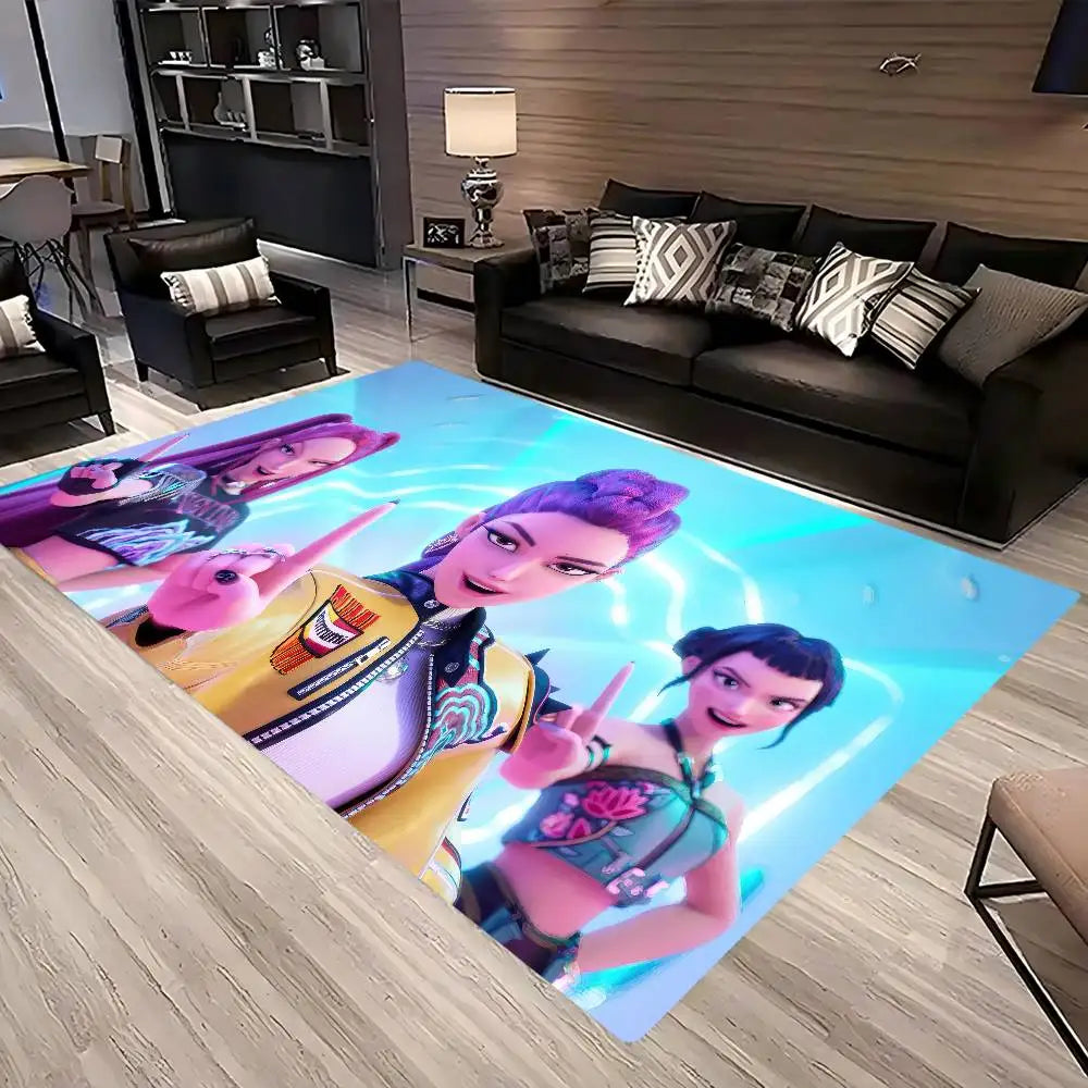Nordic KPop Demon Mat: Anti-Slip & Durable