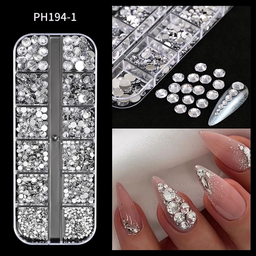 Charms Océan Doré 3D pour Nail Art