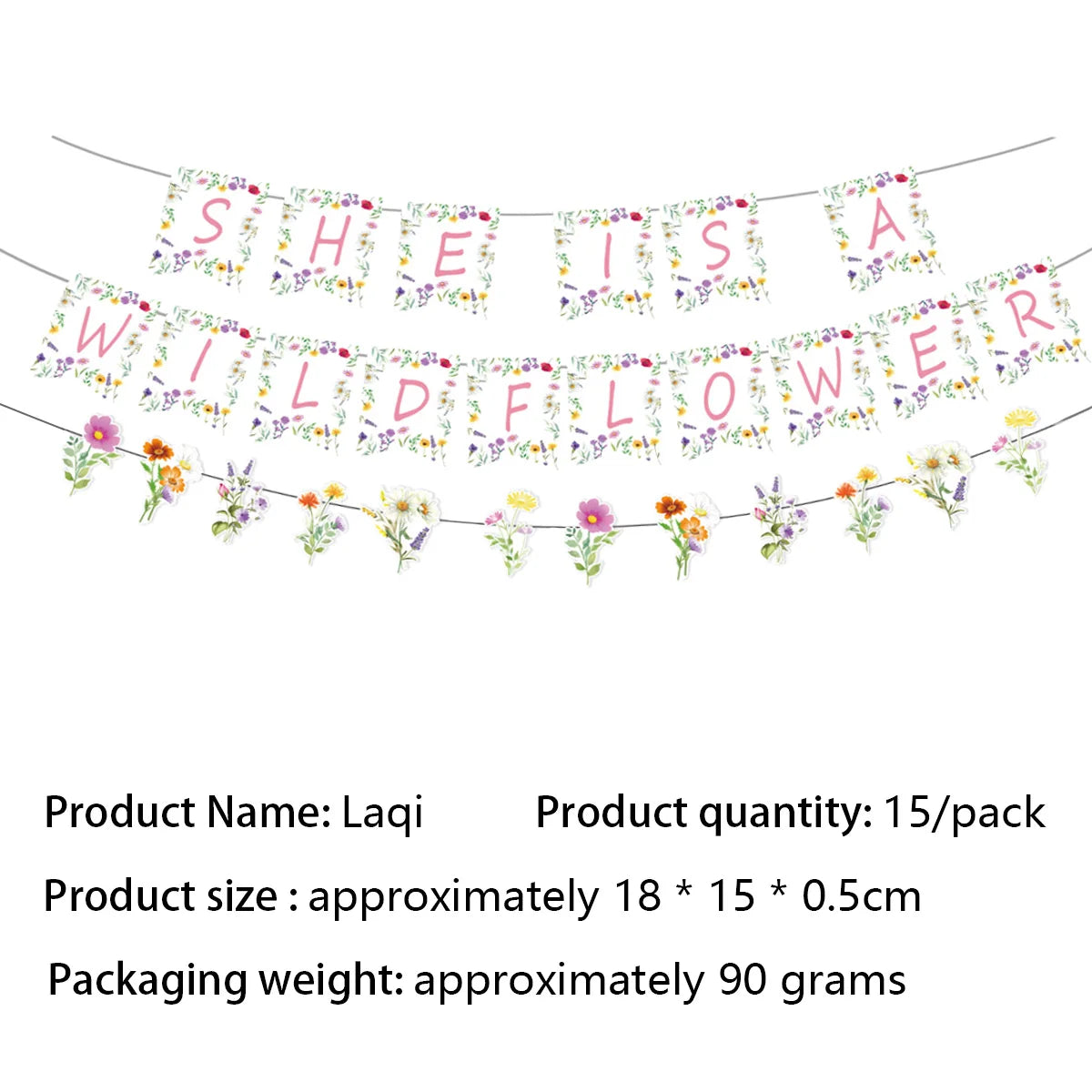 Assiettes Fleurs Joyeuses pour Anniversaire Fille