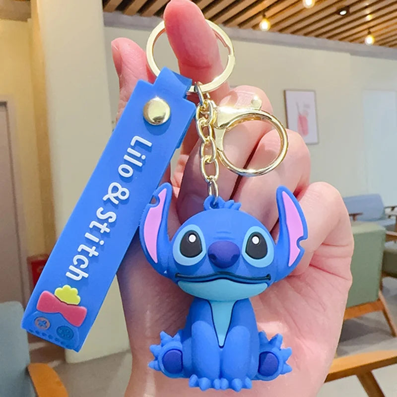 Disney Charm Keychains: Mickey, Minnie & Lilo Fun!