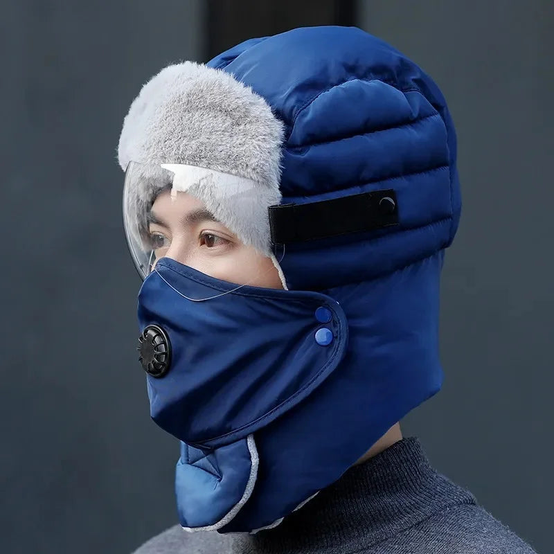 Chapeau d'Hiver Lei Feng Doublé Polaire Unisexe