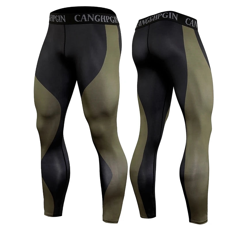 Quick-Dry Men's Fitness Leggings for All Seasons