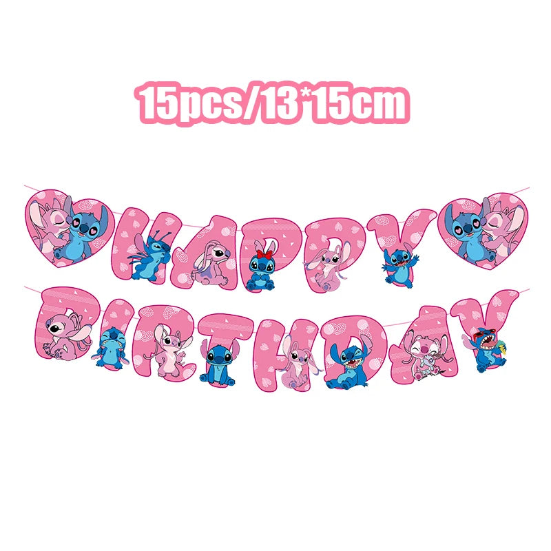 Disney Lilo & Stitch Pink Party Set