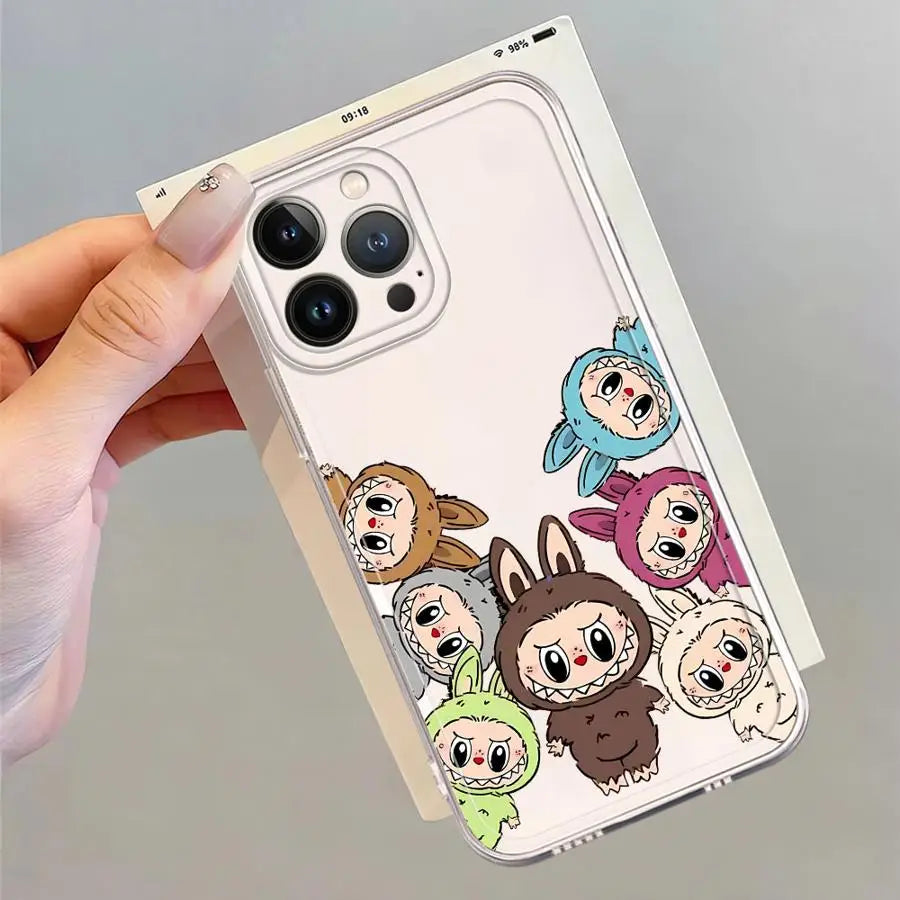 Coque Douce en Silicone pour iPhone - Style Mignon