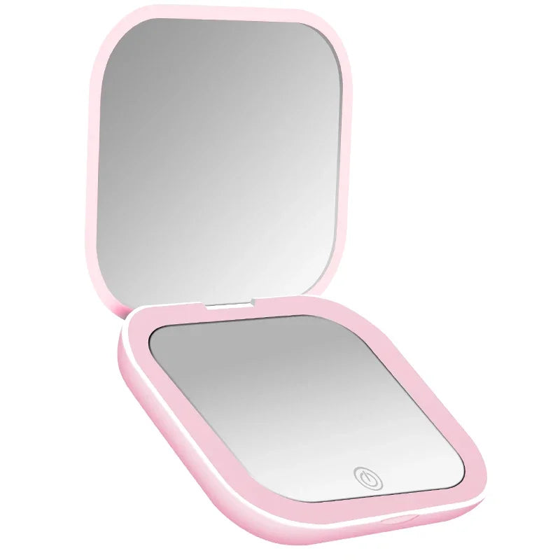 Miroir LED Pliant 2x - Compact et Pratique
