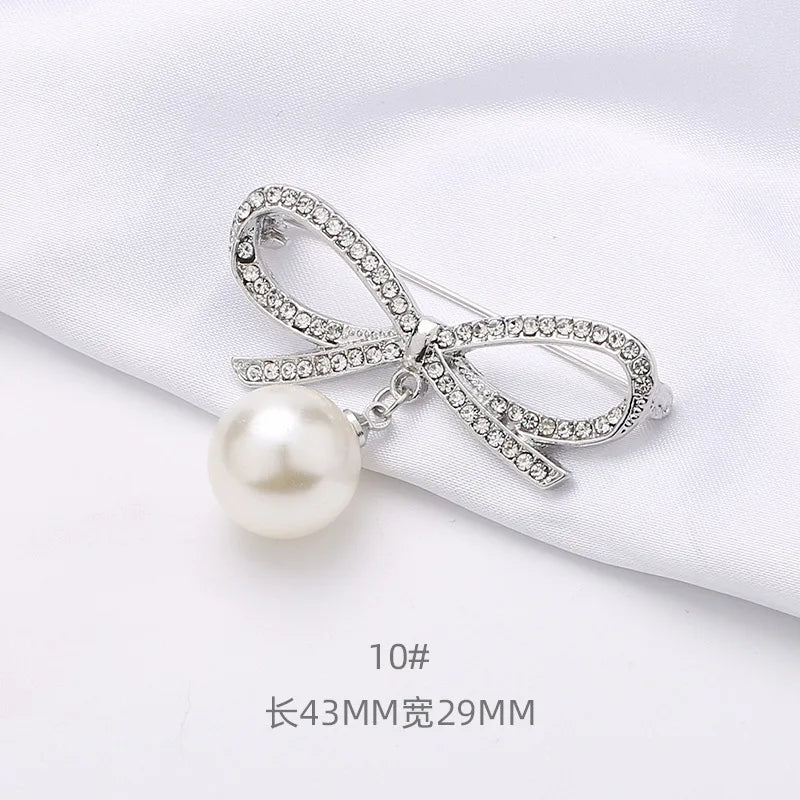 Broche Perle Élégante pour Femme - Charmant et Pratique