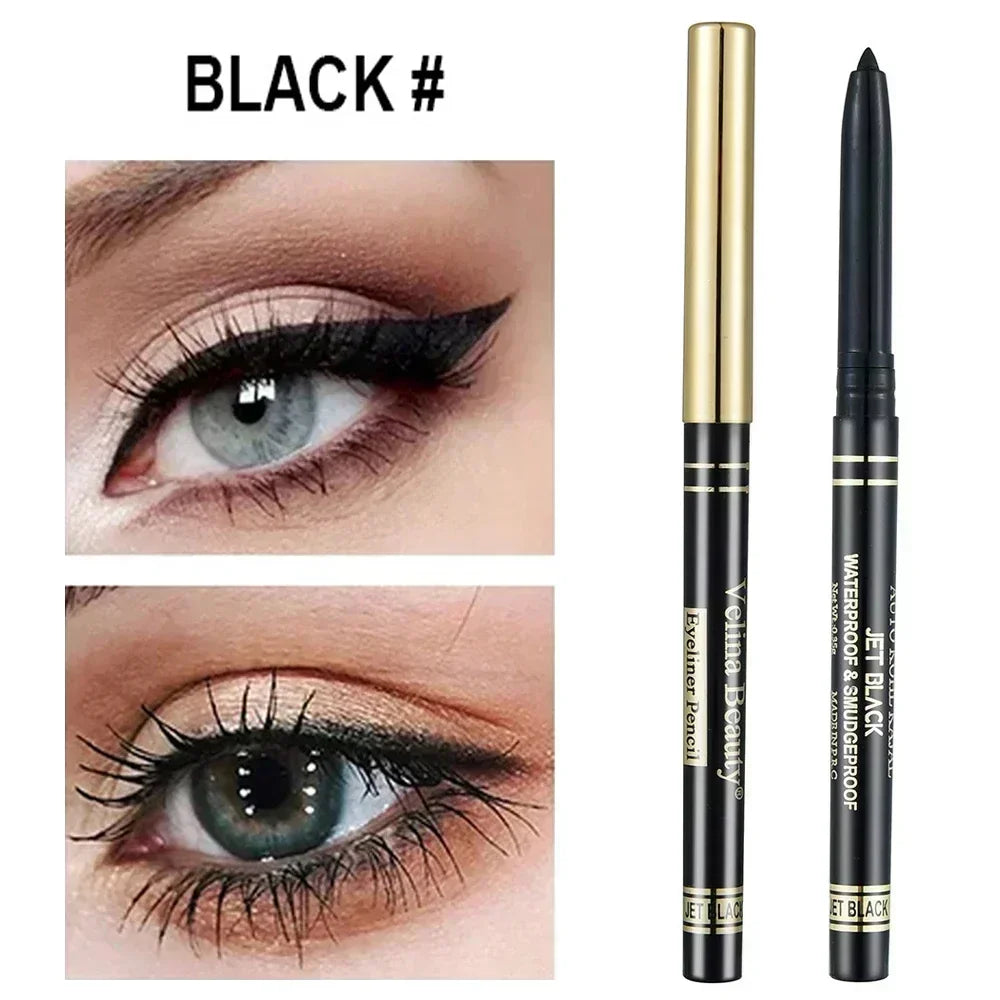 Blue-Brown Gel Eyeliner: Long-Lasting & Smooth