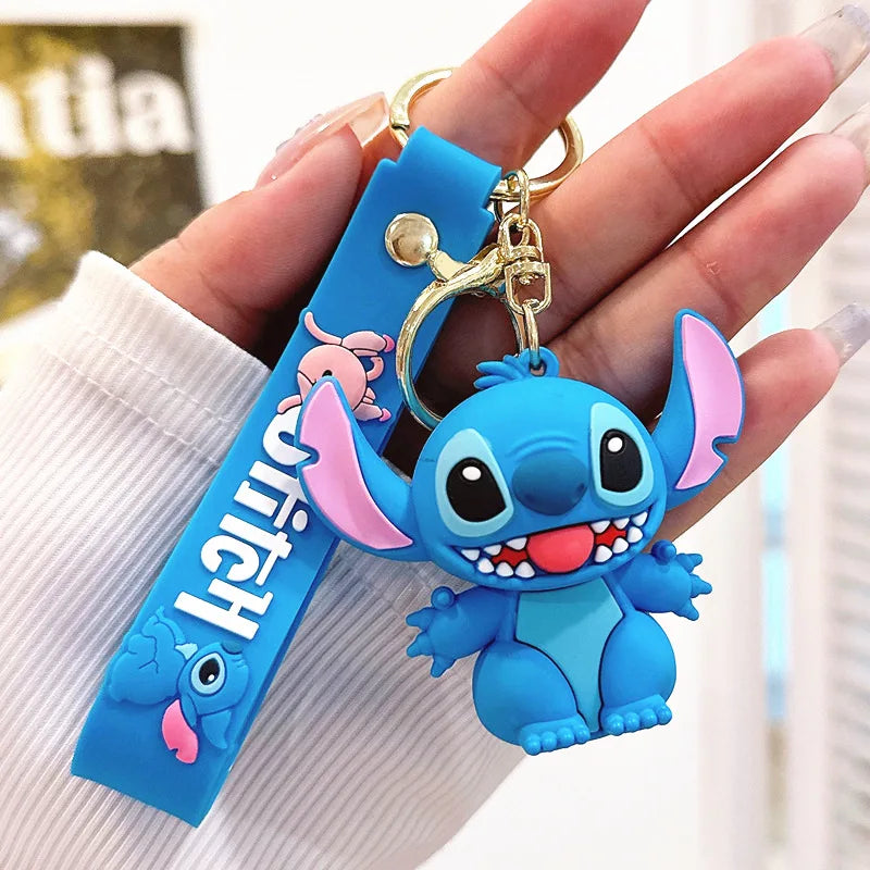 Disney Charm Keychains: Mickey, Minnie & Lilo Fun!