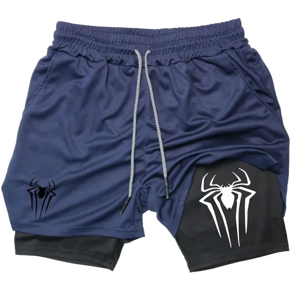 Shorts Araignée Y2K Performance Unisexe Sport