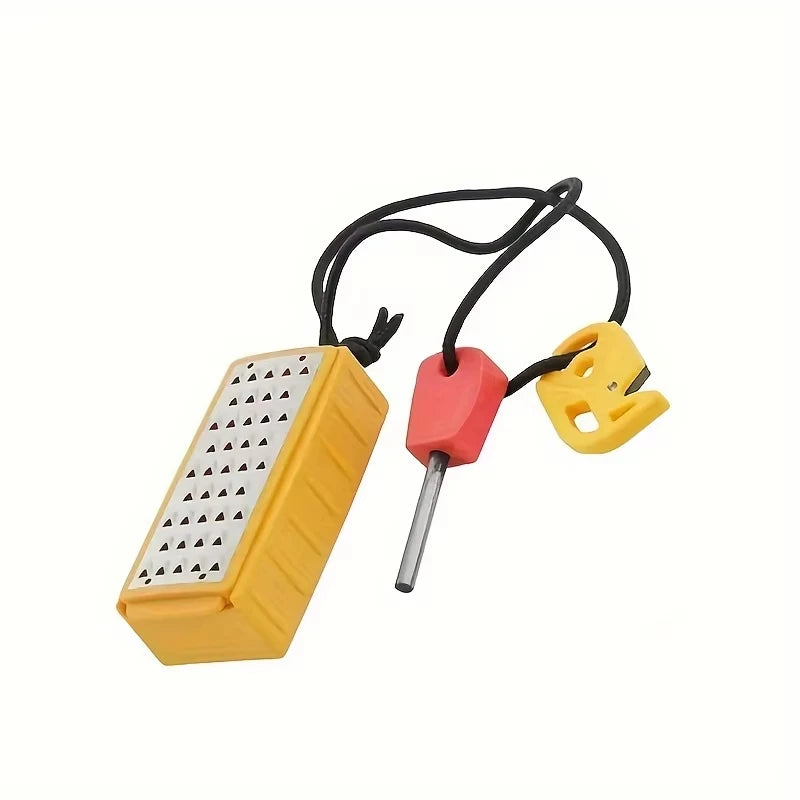 Kit Survie Silex: Outils & Corde d'Urgence Extérieure