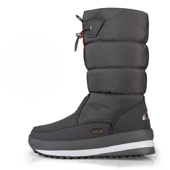 Blanc Neige: Bottes Hiver Femme Chaudes & Imperméables
