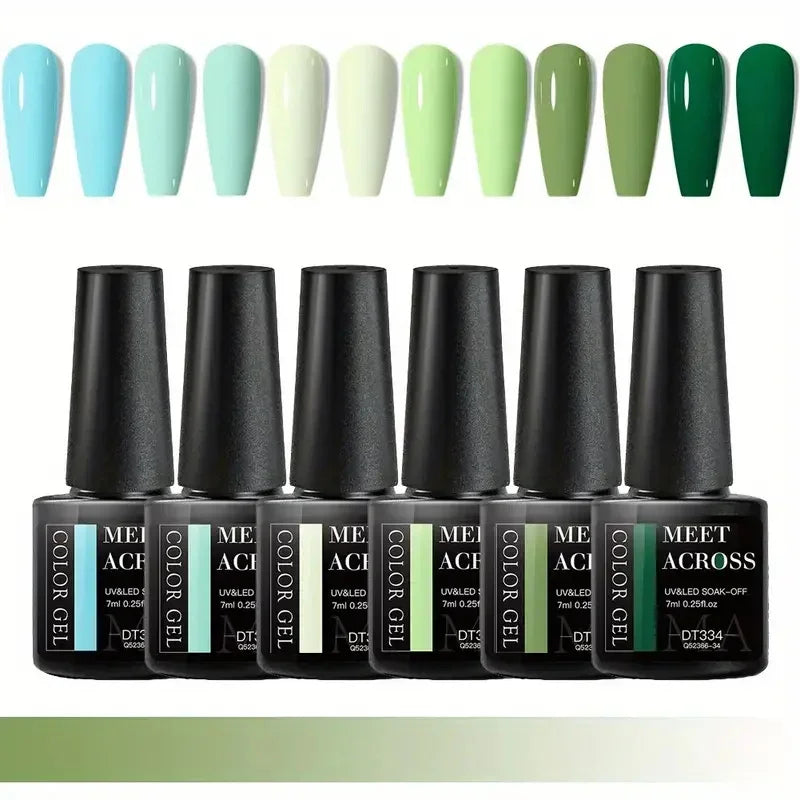 Kit Gel Vernis Macaron 6 Couleurs