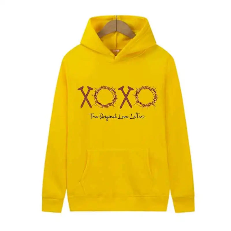 Chic Streetwear Unisex Hoodie - Cozy Polyester Style