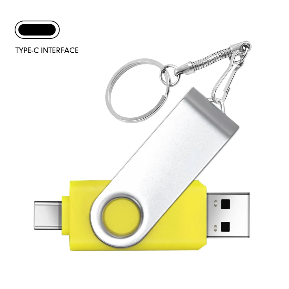 Clé USB 2 en 1 KFHIREW 64GB Noir Créatif