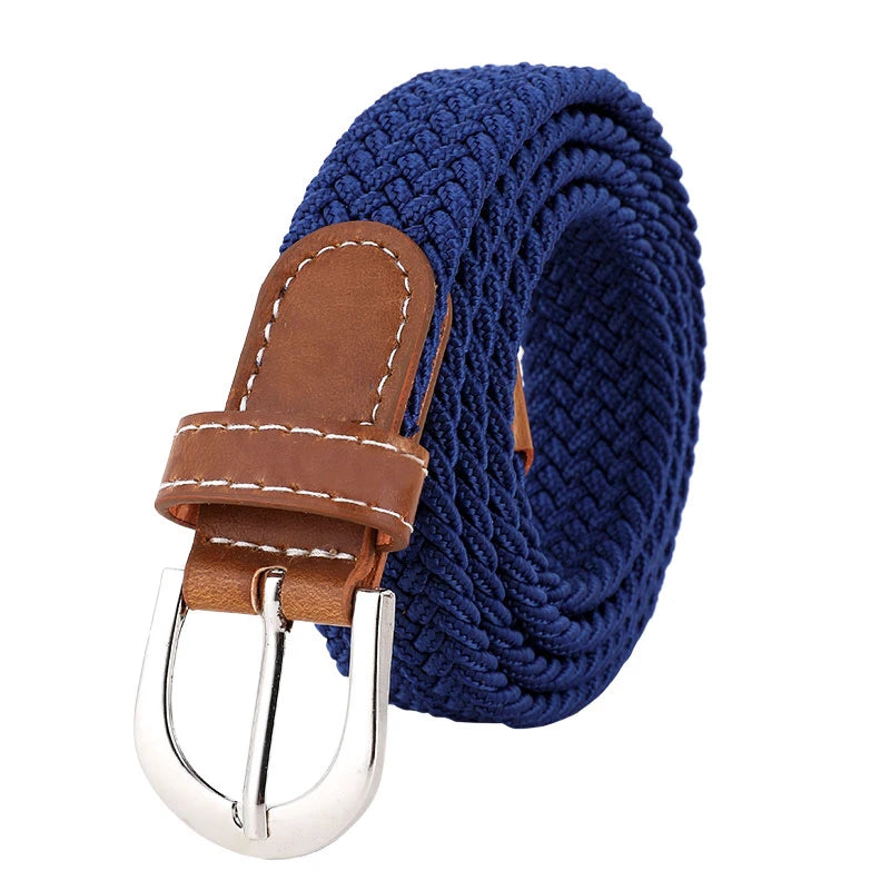 Versatile Stretch Woven Belt for All Styles
