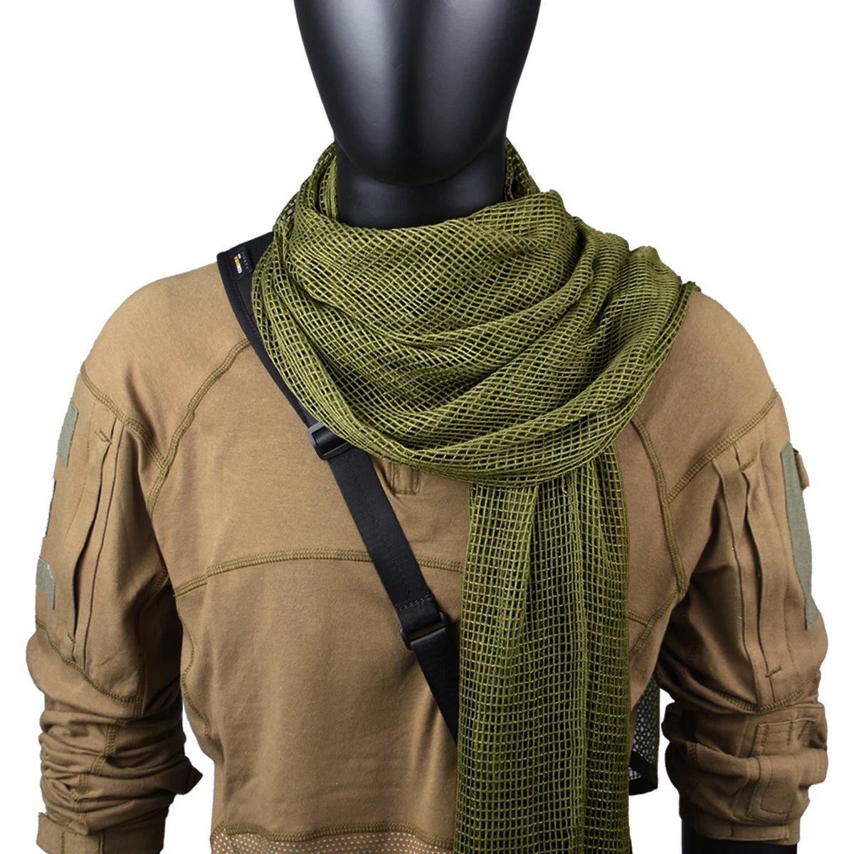 Écharpe Tactique Camouflage Maille Respirante Polyvalente