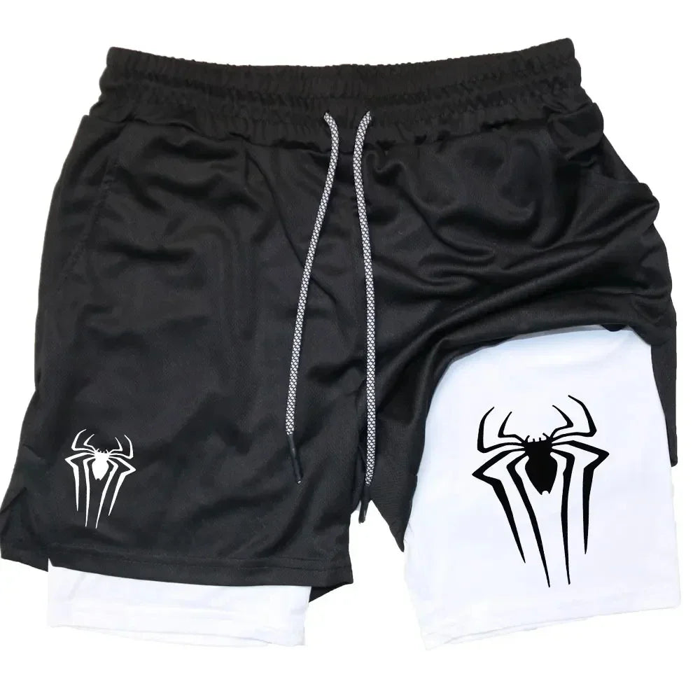 Shorts Araignée Y2K Performance Unisexe Sport