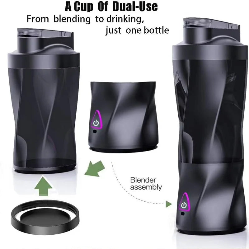 BlendProGo: Smoothie Maker - Portable, USB Rechargeable