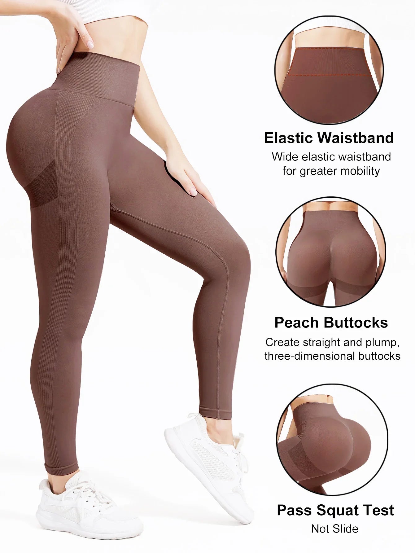 Leggings Scrunch Femme Haute Performance