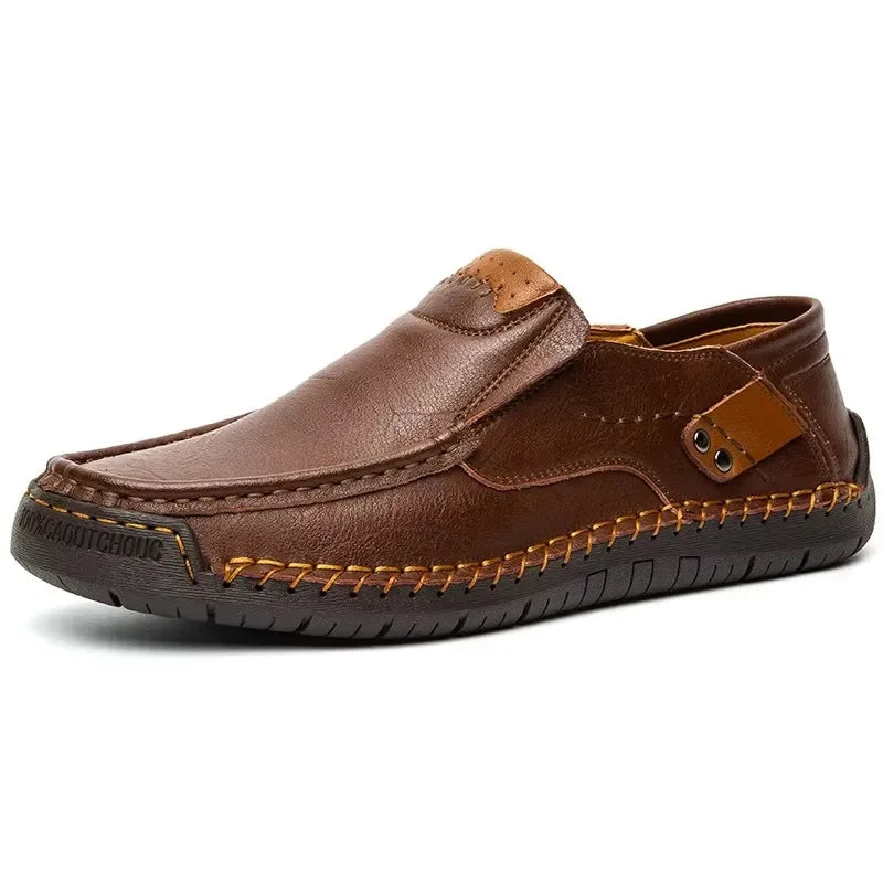 Mocassins Cuir Confort Hommes 48