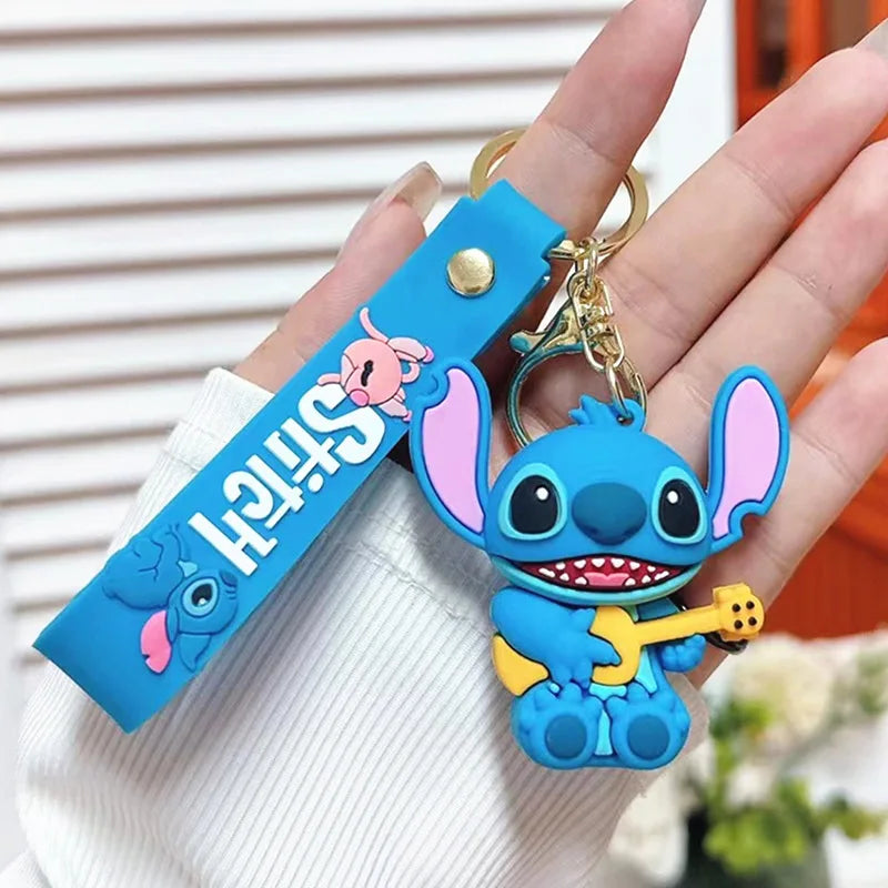 Disney Charm Keychains: Mickey, Minnie & Lilo Fun!