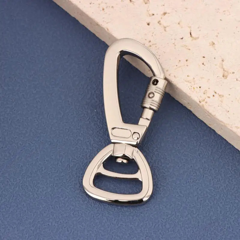 Mousqueton Rotatif 360° Sécurité Porte-Clés Solide