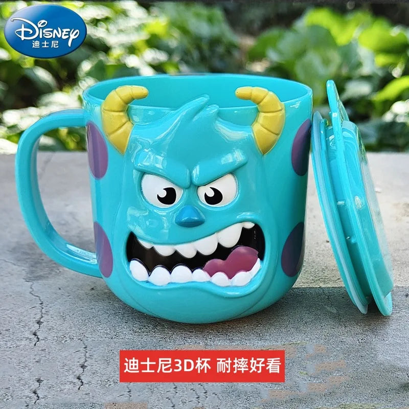 Tasse Mickey Elsa 3D pour enfants avec couvercle