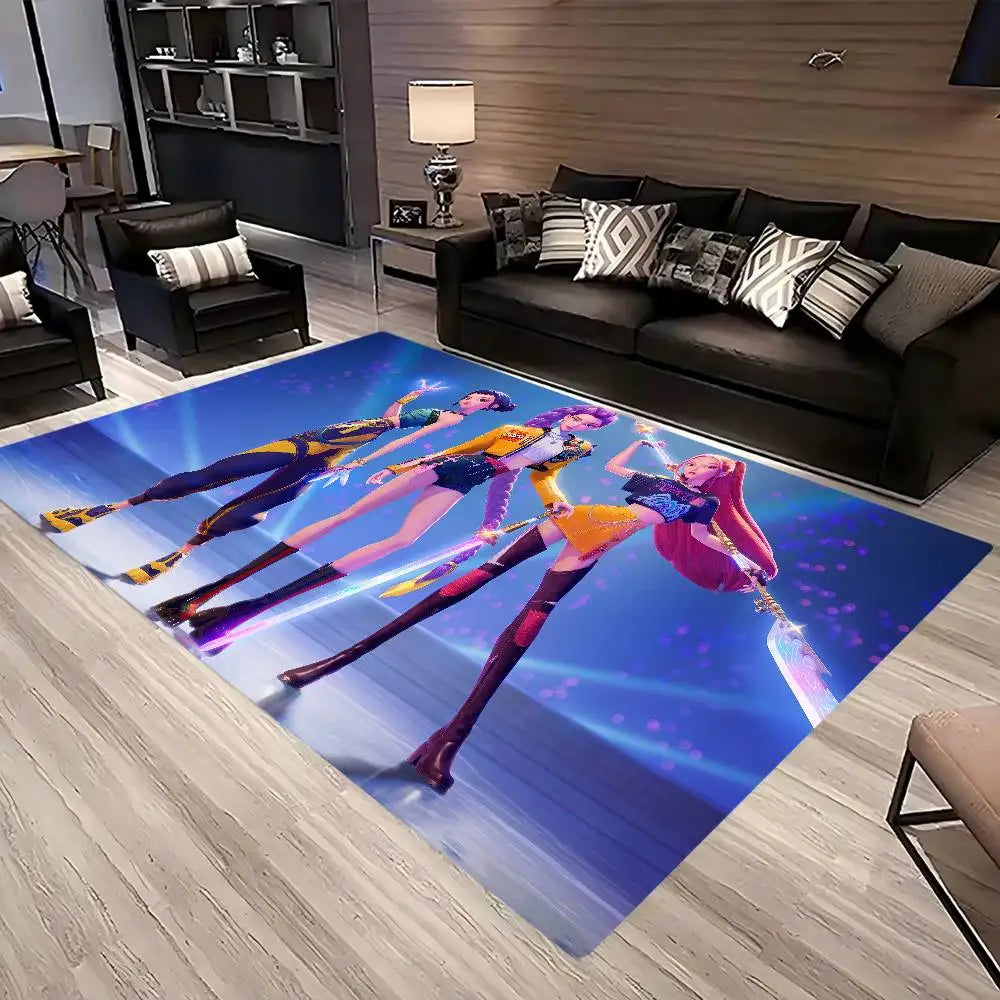 Nordic KPop Demon Mat: Anti-Slip & Durable