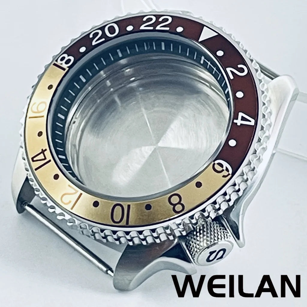 Boîtier Plongée 42mm NH35 Acier Inoxydable Argent