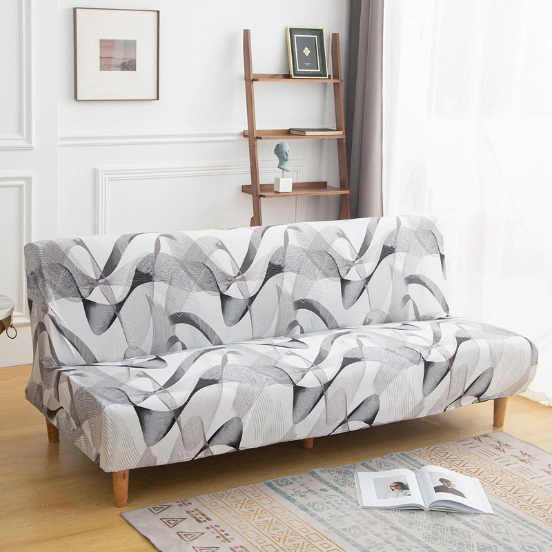 Housse Futon Spandex Antidérapante Amovible Lavable
