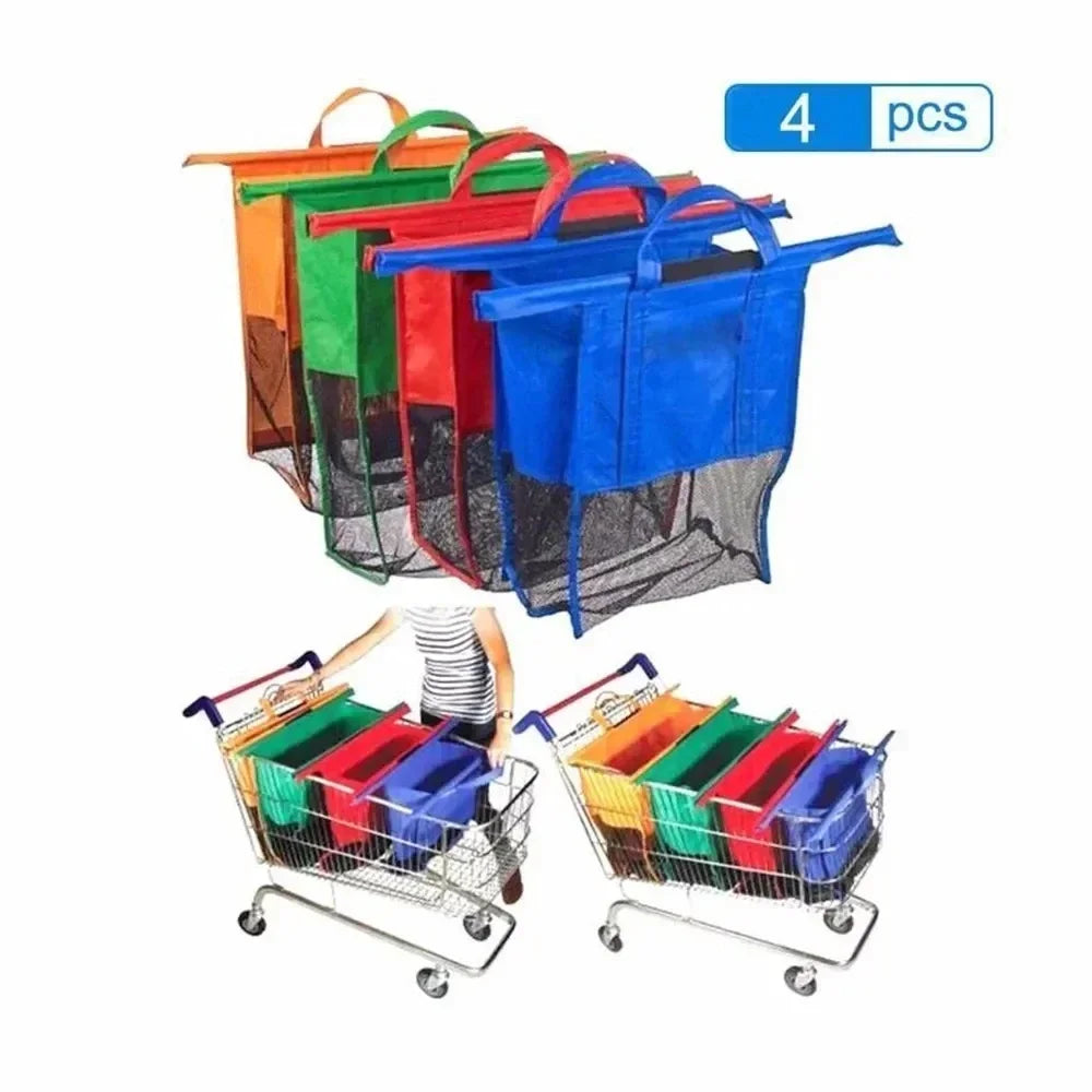 ÉcoChariot 4 en 1 - Sacs pliables réutilisables