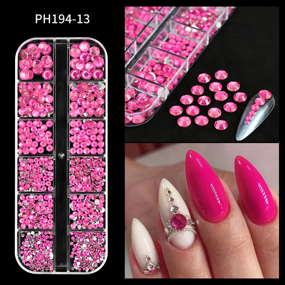 Charms Océan Doré 3D pour Nail Art
