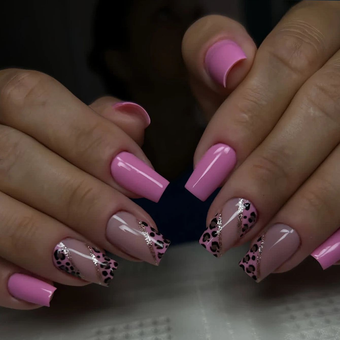 Cœur Marin - Ensemble d'Ongles Pressés