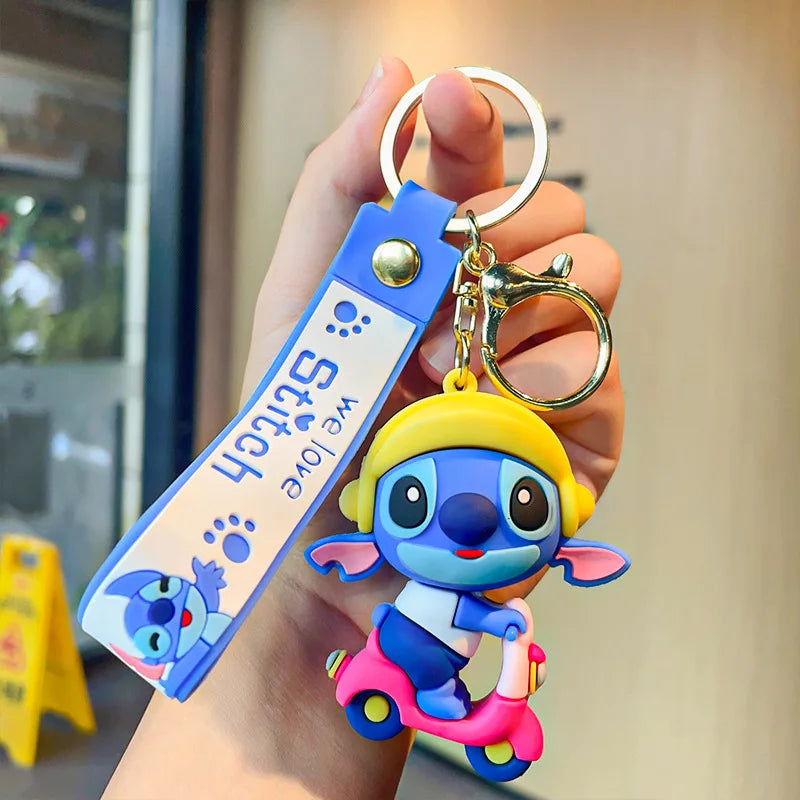 Disney Charm Keychains: Mickey, Minnie & Lilo Fun!