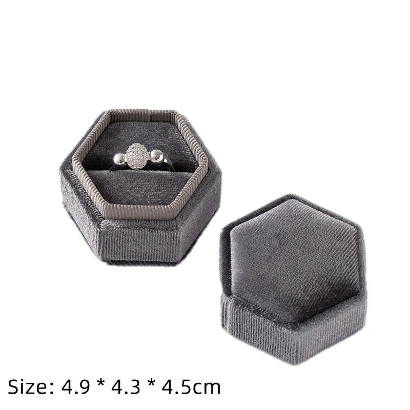 Boîte Velours Élégante pour Bijoux et Cadeaux