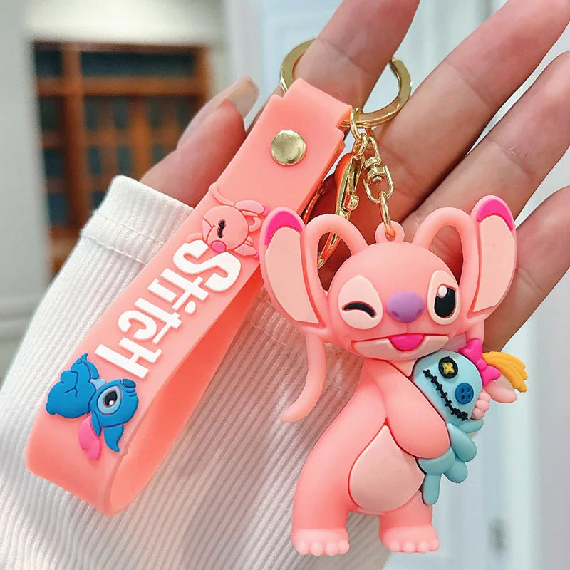 Disney Charm Keychains: Mickey, Minnie & Lilo Fun!