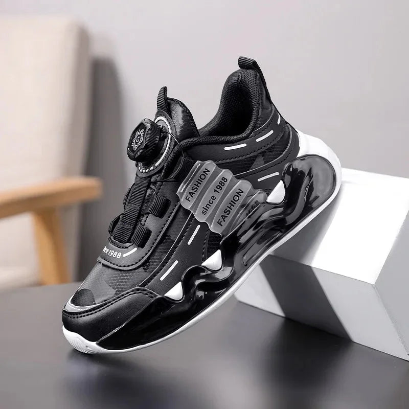 Chaussures Rotatives Enfant: Cuir Respirant Mixte