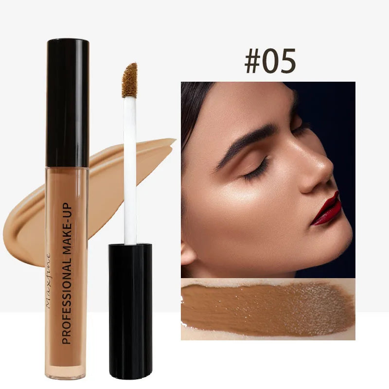 MAXFINE Long-Wear Liquid Concealer: Hydrating & Matte