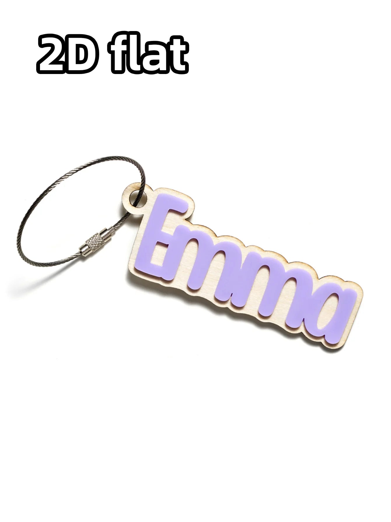 KeyCharm: Custom Name Keychain - Unique Daily Accessory