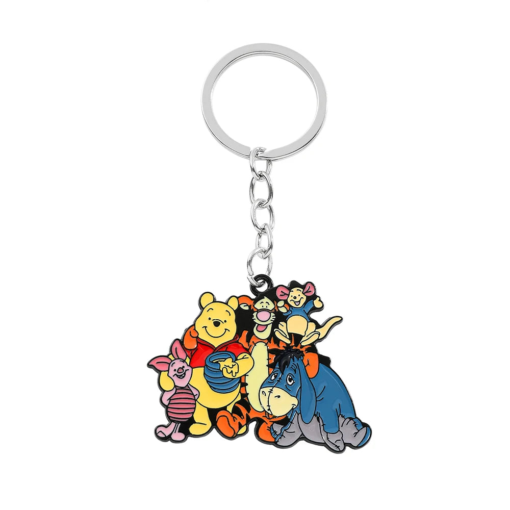 Disney Keychains: Pooh & Friends Backpack Charms