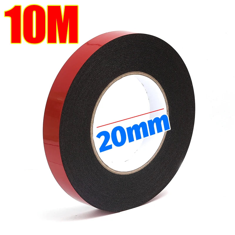 Ruban Mousse Auto Double Face 10M Résistant intempéries